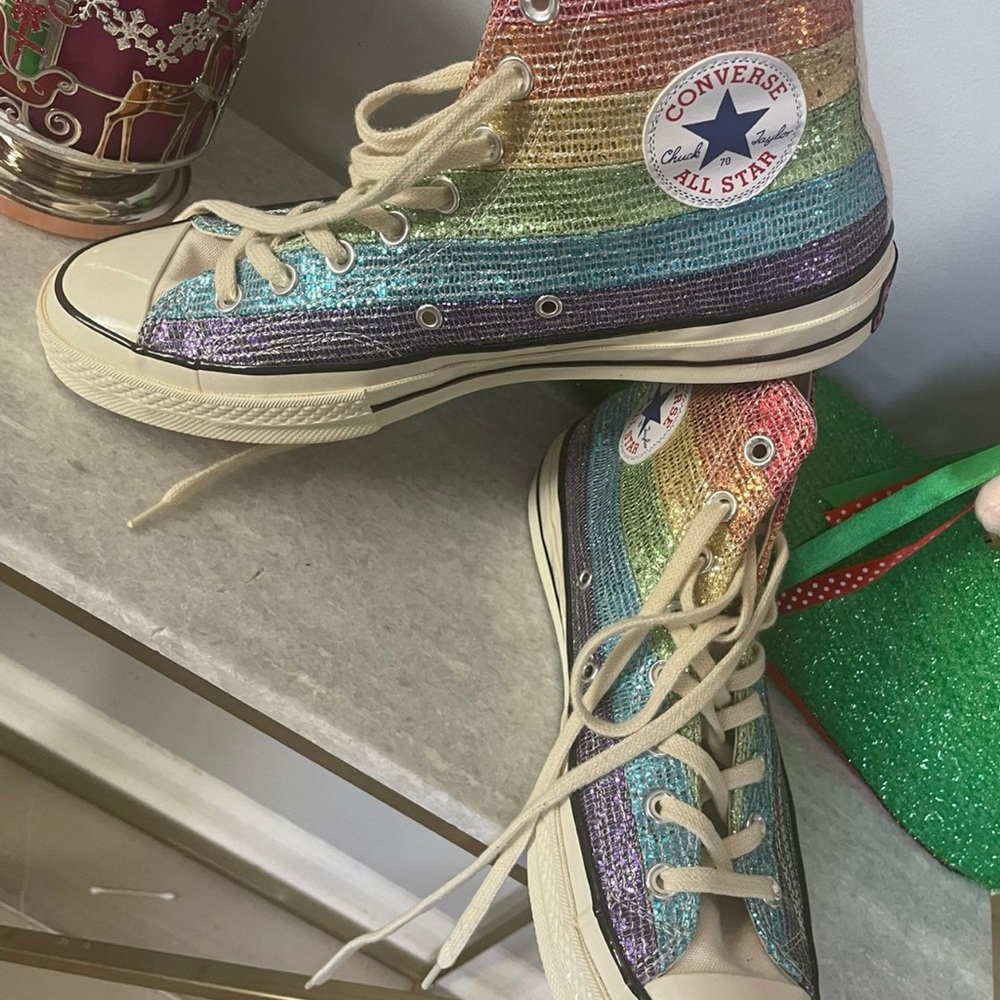 Vans hi rainbow